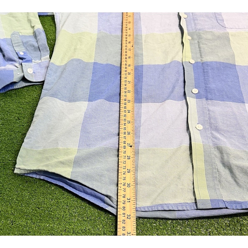 Vintage Cinch Button Down 2XL Patchwork Style Wes… - image 6